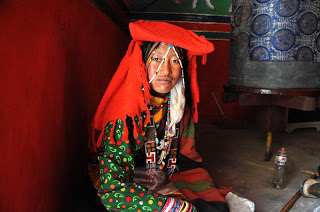 Kailash Nomad Girl red scarf